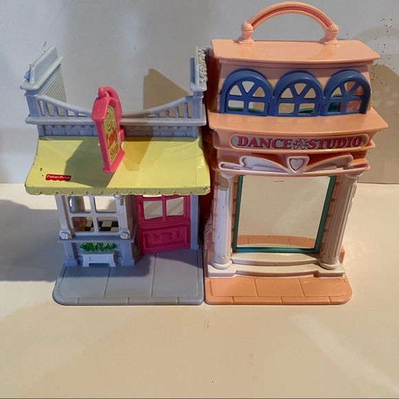 Fisher Price Sweet Streets Candy Shop & Dance Studio Dollhouse 74923 Mattel 2001 - Picture 9 of 13